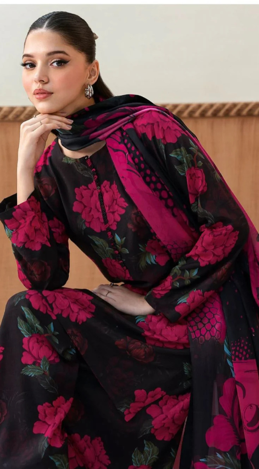 K-6 | UNSTITCHED 3PC KHADDAR