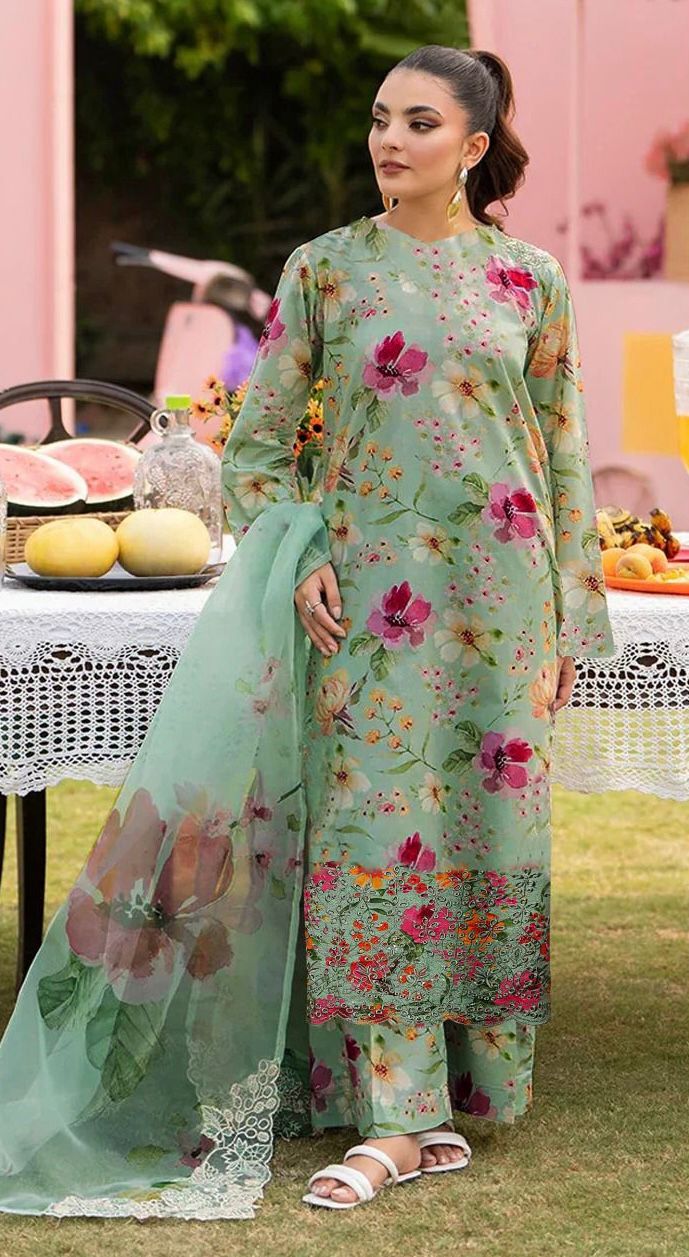 1-D | UNSTITCHED 3PC LINEN