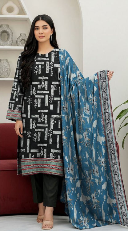 K-3 | UNSTITCHED 3PC KHADDAR