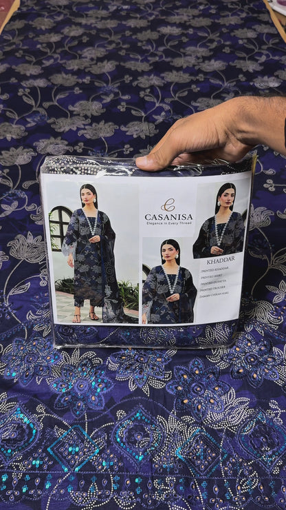 K-2 | UNSTITCHED 3PC KHADDAR