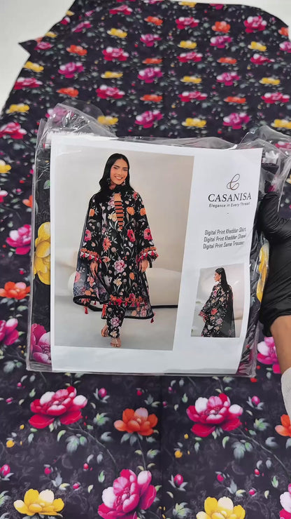 K-8 | UNSTITCHED 3PC KHADDAR