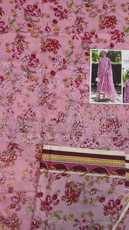 3-D | UNSTITCHED 3PC LINEN